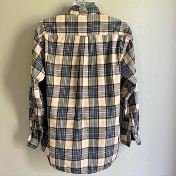 Nautica Cotton Long Sleeve Button Down Shirt Large - Picture 6 of 9